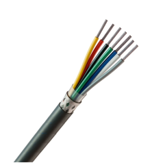 Cabo AFT 7x18 Awg Blindado em Malha de Cobre Estanhado Preto - INSTRUFIBER