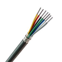 Cabo AFT 7x18 Awg Blindado em Malha de Cobre Estanhado Preto - INSTRUFIBER