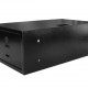 Mini Rack 3Ux300mm de Parede Padrão 19" Para Cabeamento Estruturado Automação e CFTV - Preto - INSTRUFIBER