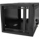 Mini Rack 5Ux300mm de Parede Padrão 19" Para Cabeamento Estruturado Automação e CFTV - Preto - INSTRUFIBER