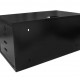 Mini Rack 5Ux300mm de Parede Padrão 19" Para Cabeamento Estruturado Automação e CFTV - Preto - INSTRUFIBER