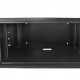 Mini Rack 5Ux470mm de Parede Padrão 19" Para Cabeamento Estruturado Automação e CFTV - Preto - INSTRUFIBER