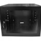 Mini Rack 8Ux570mm de Parede Padrão 19" Para Cabeamento Estruturado Automação e CFTV - Preto - INSTRUFIBER