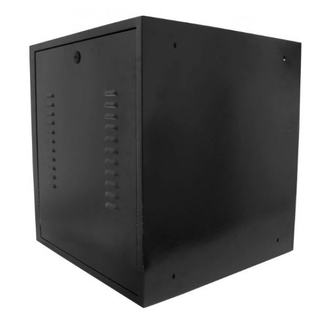 Mini Rack De Parede 19" 12U x 570mm Com 2 Planos - Preto - INSTRUFIBER