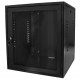 Mini Rack De Parede 19" 12U x 570mm Com 2 Planos - Preto - INSTRUFIBER