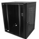 Mini Rack 16Ux670mm de Parede Para Servidor Data Center Padrão 19'' Armário Gabinete Para Cabeamento Estruturado e CFTV Preto - INSTRUFIBER