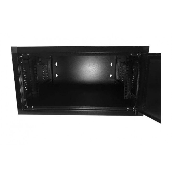 Mini Rack de Parede 5U X 570 mm (22,22 cm x 57 cm*) - Preto Texturizado - INSTRUFIBER