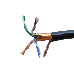 Cabo de Rede STP Blindado CAT5e 24AWG - INSTRUFIBER