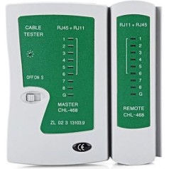 Testador de Rede RJ45 e RJ11 - INSTRUFIBER