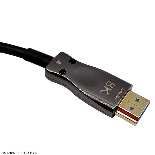 Cabo HDMI 2.1 15 Metros Fibra Óptica 8K Ultra HD - INSTRUFIBER