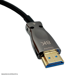 Cabo HDMI 2.1 15 Metros Fibra Óptica 8K Ultra HD - INSTRUFIBER