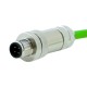 Cabo Profinet Conector M12 4 Pinos Macho (COD D) - INSTRUFIBER