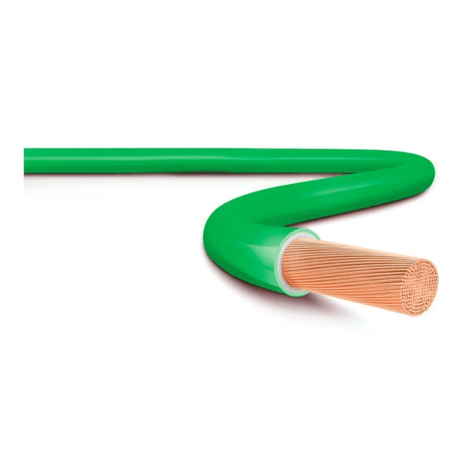 CABO FLEXÍVEL 750V 1X2,5 VERDE XC - INSTRUFIBER